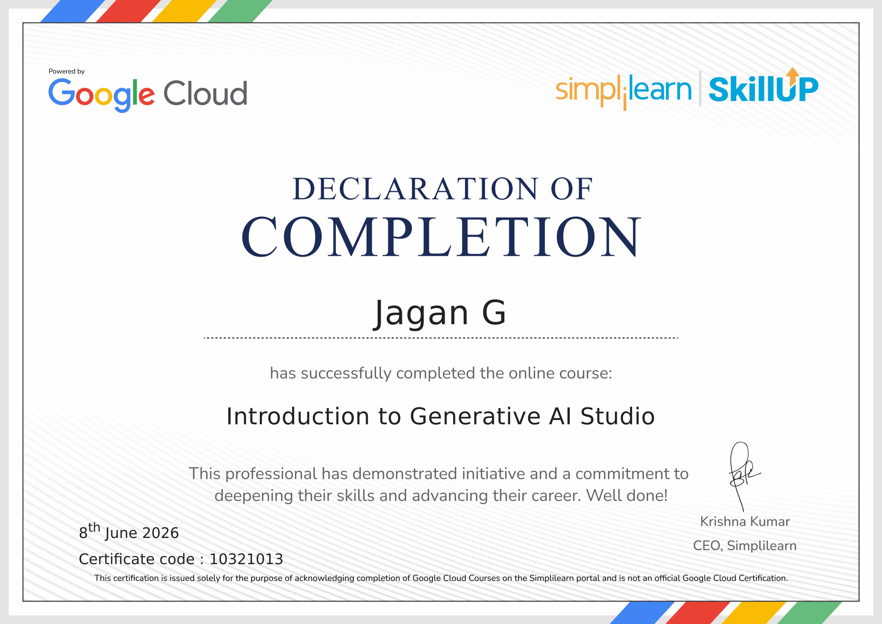 Introduction to Generative AI Studio